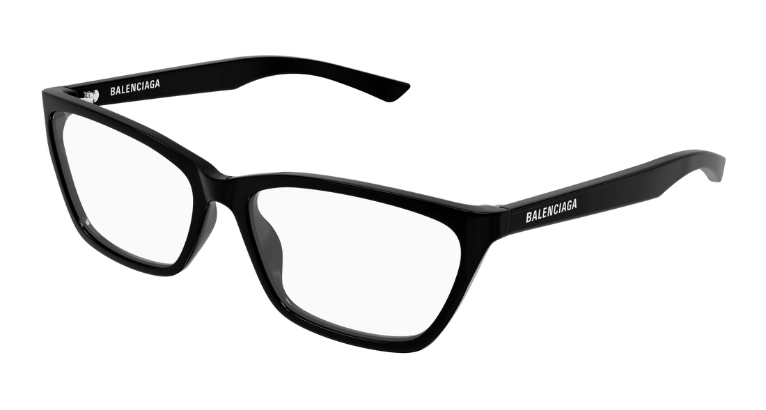 Brillen balenciaga bb0406o 001 negro cat eye femenino größe 59mm - Hauptansicht