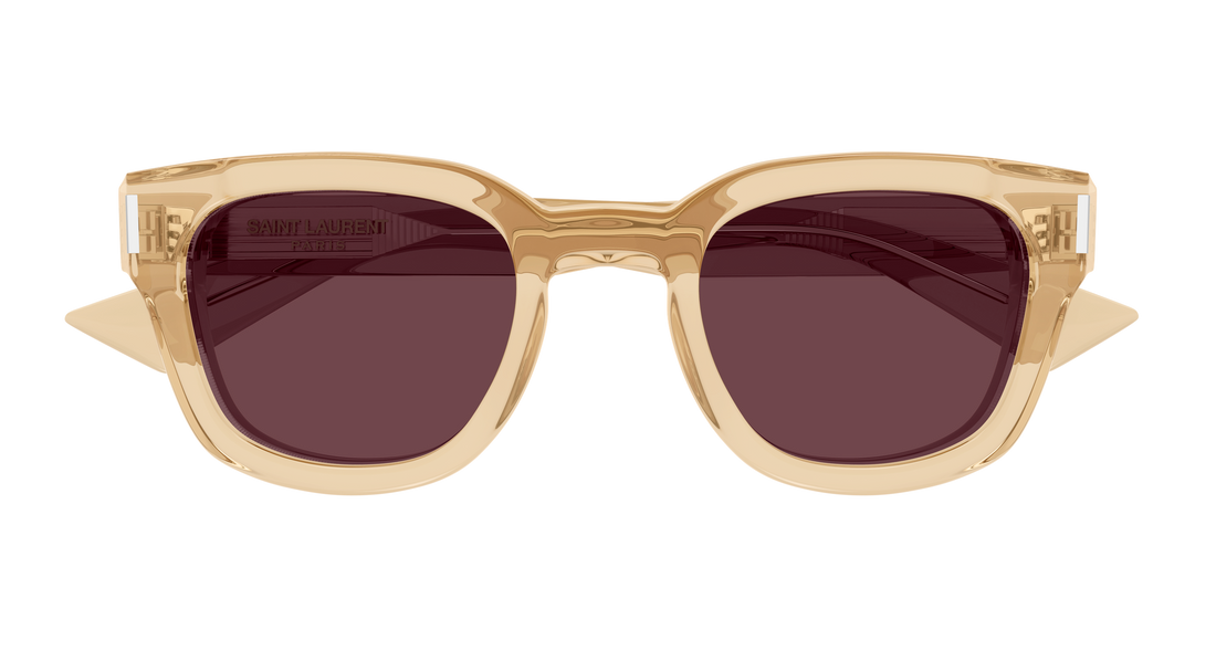 Lunettes de soleil saint laurent sl 838 008 amarillo round/oval/panthos unisex taille 49mm - Vue détaillée