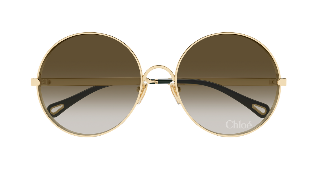 Occhiali da sole chloé ch0321s 006 dorado round/oval/panthos femenino taglia 59mm - Vista dettagliata