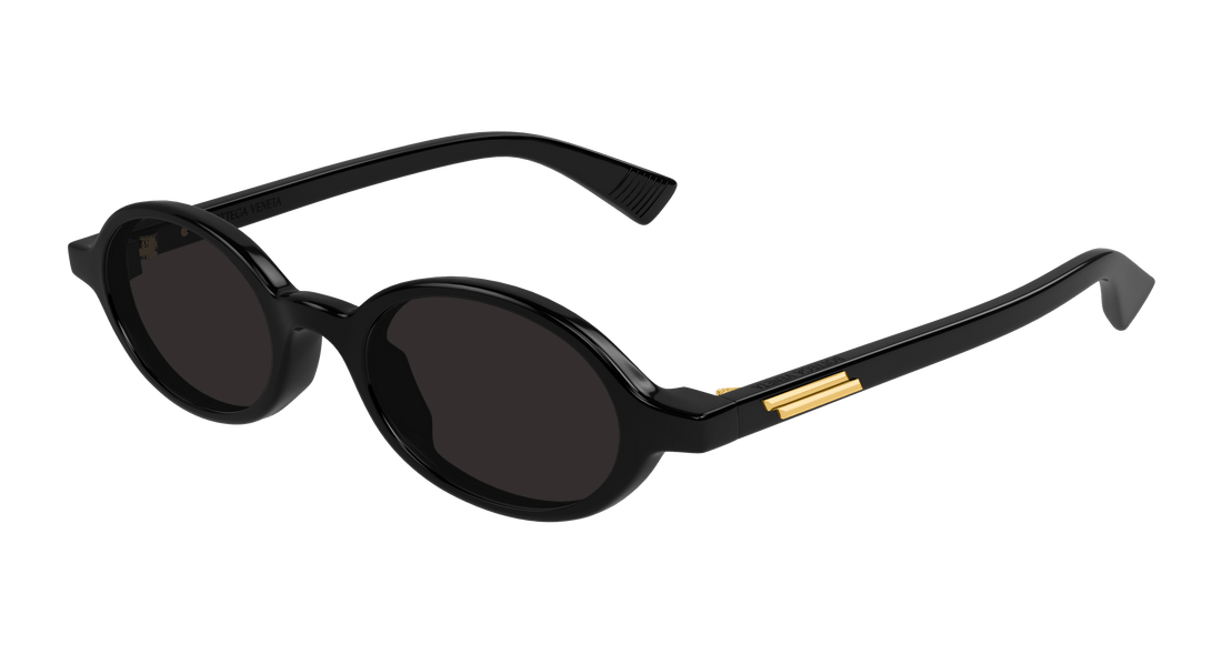 Lunettes de soleil bottega veneta bv1388s 001 negro round unisex taille 47mm - Vue principale