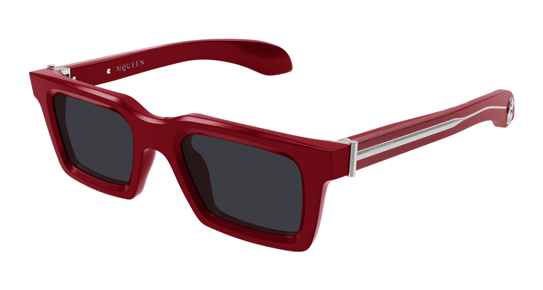 Sunglasses alexander mcqueen am0506s 005 rojo square masculino size 50mm - Main view