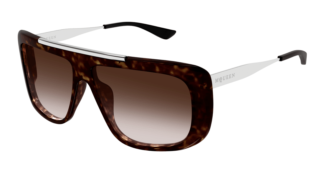 Gafas de sol alexander mcqueen am0492s 003 havana pilot unisex talla 60mm - Vista principal