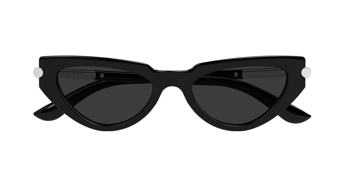 Solglasögon alexander mcqueen am0520s 001 negro cat eye femenino storlek 51mm - Detaljvy