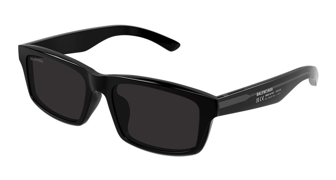 Occhiali da sole balenciaga bb0424sk 001 negro rectangular / squared masculino taglia 56mm - Vista principale