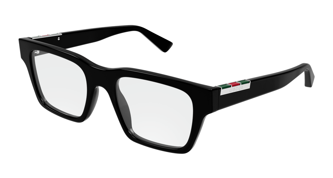 Óculos graduados gucci gg1889o 001 negro square masculino tamanho 51mm - Vista principal