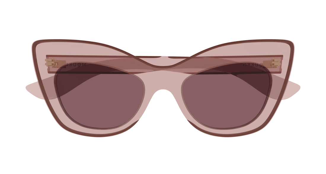 Solglasögon alexander mcqueen am0516s 004 rosa cat eye femenino storlek 52mm - Detaljvy