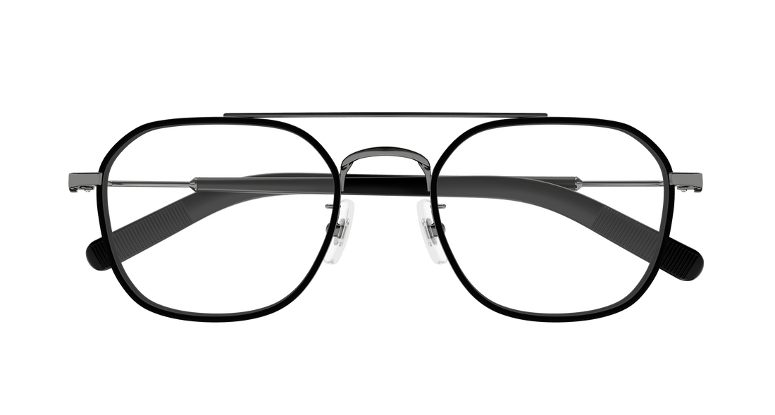 Brillen montblanc mb0391oa 002 rutenio geometric masculino größe 51mm - Detailansicht