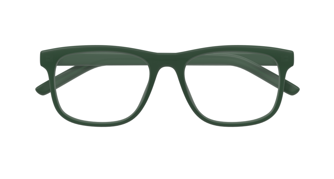 Óculos graduados puma pu0496o 005 verde square masculino tamanho 55mm - Vista de detalhe