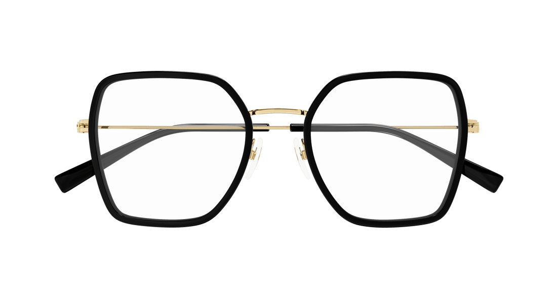 Óculos graduados gucci gg1850o 001 negro square femenino tamanho 51mm - Vista de detalhe
