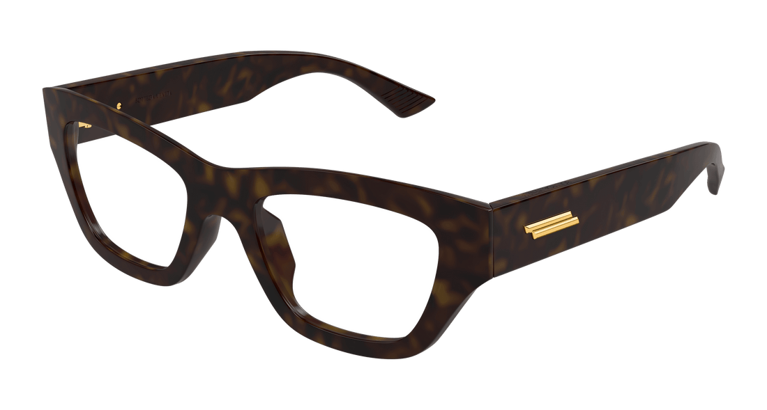 Occhiali da vista bottega veneta bv1360o 007 havana square femenino taglia 51mm - Vista principale
