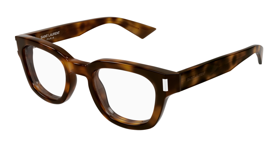Gafas graduadas saint laurent sl 838 opt 003 havana round/oval/panthos unisex talla 48mm - Vista principal