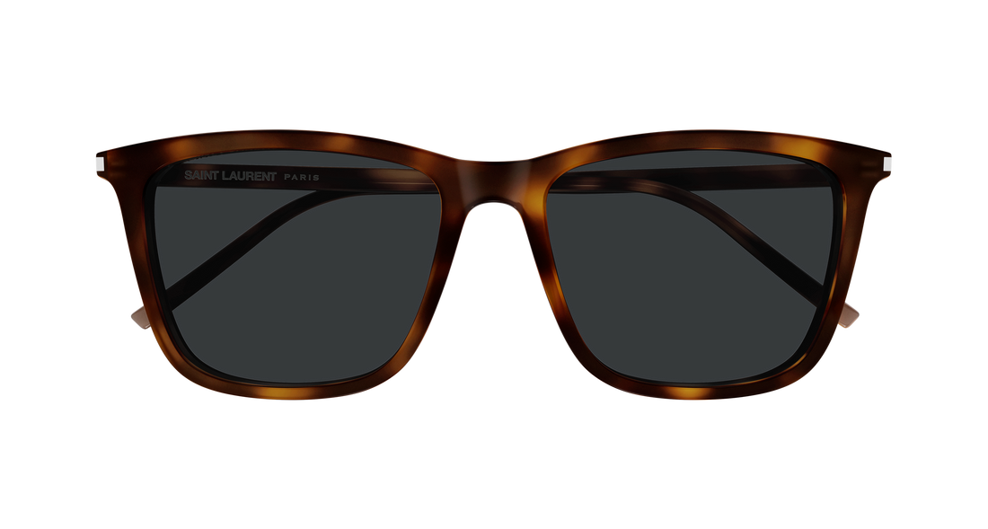 Lunettes de soleil saint laurent sl 851/k 003 havana rectangular / squared unisex taille 56mm - Vue détaillée
