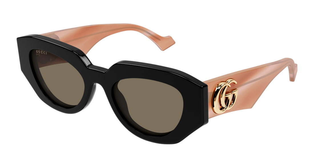 Sonnenbrillen gucci gg1421s 008 negro geometric femenino größe 51mm - Hauptansicht