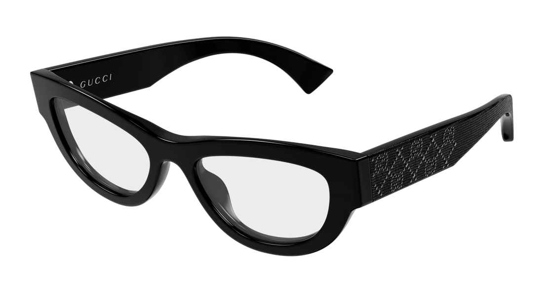 Óculos graduados gucci gg1836o 004 negro cat eye femenino tamanho 51mm - Vista principal