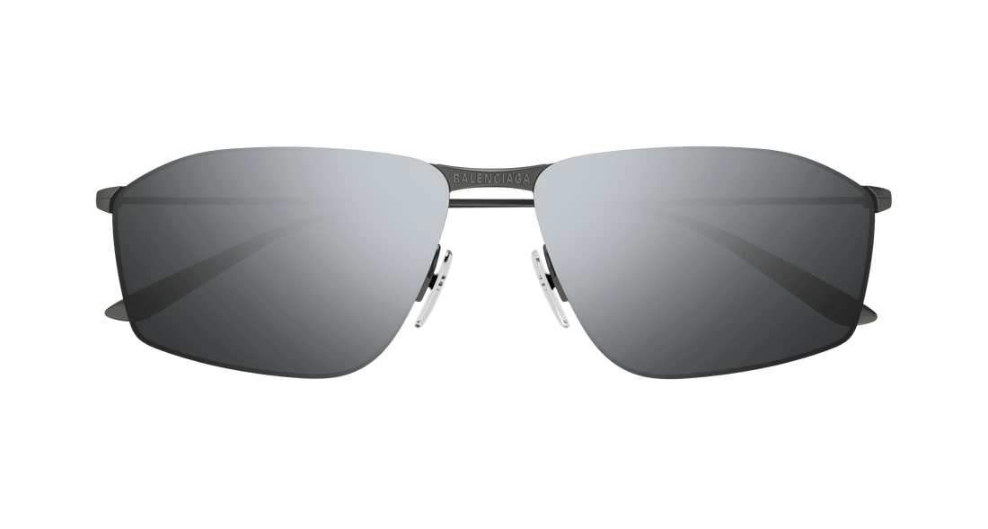 Occhiali da sole balenciaga bb0413s 004 rutenio square masculino taglia 62mm - Vista dettagliata
