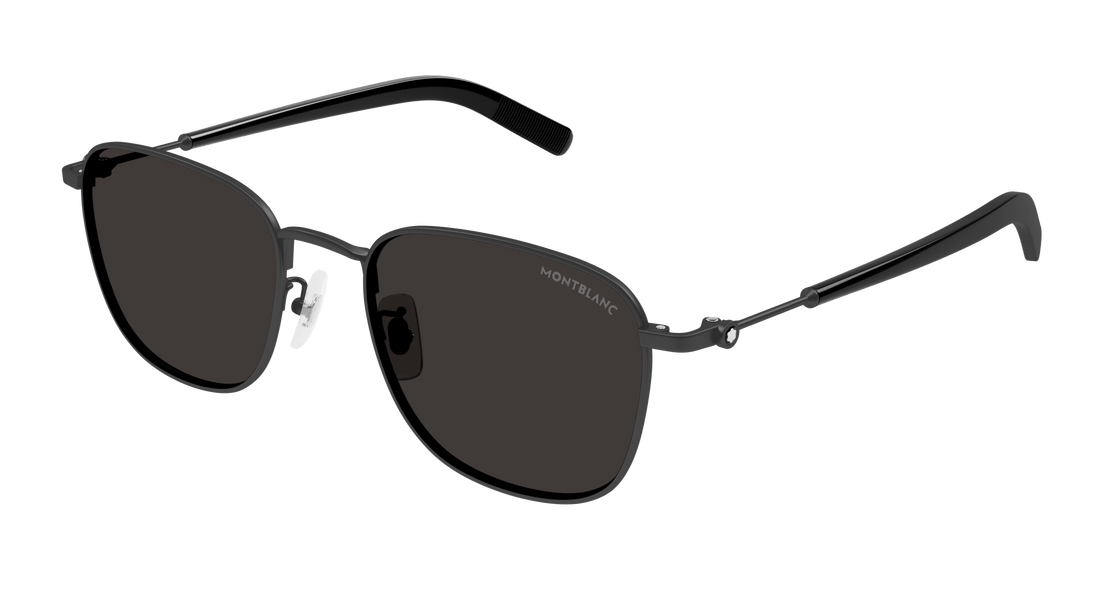 Sonnenbrillen montblanc mb0392sa 001 negro square masculino größe 55mm - Hauptansicht