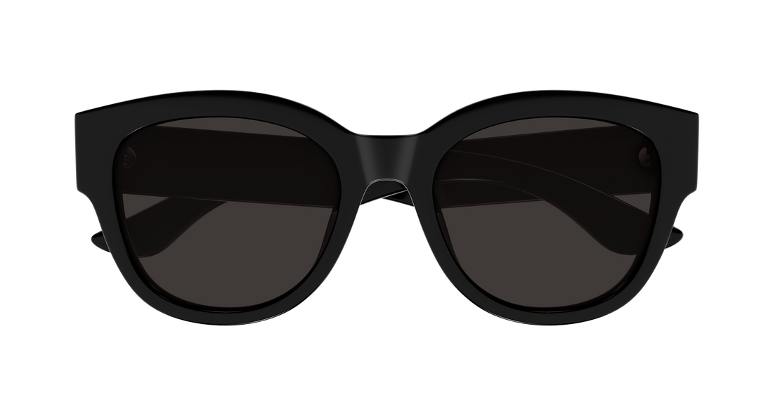 Solglasögon alexander mcqueen am0509sa 001 negro cat eye femenino storlek 55mm - Detaljvy
