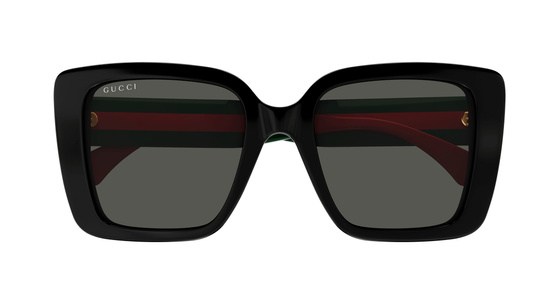 Lunettes de soleil gucci gg1861s 001 negro square femenino taille 53mm - Vue détaillée