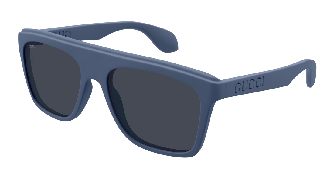 Sunglasses gucci gg1570s 008 azul square masculino size 57mm - Main view