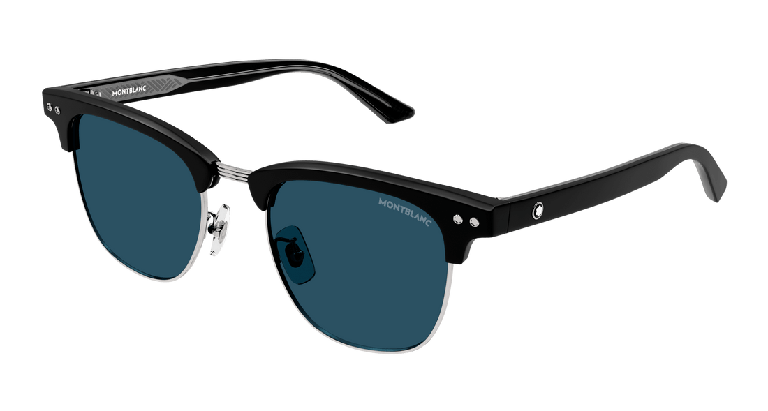 Occhiali da sole montblanc mb0382s 002 negro square masculino taglia 52mm - Vista principale
