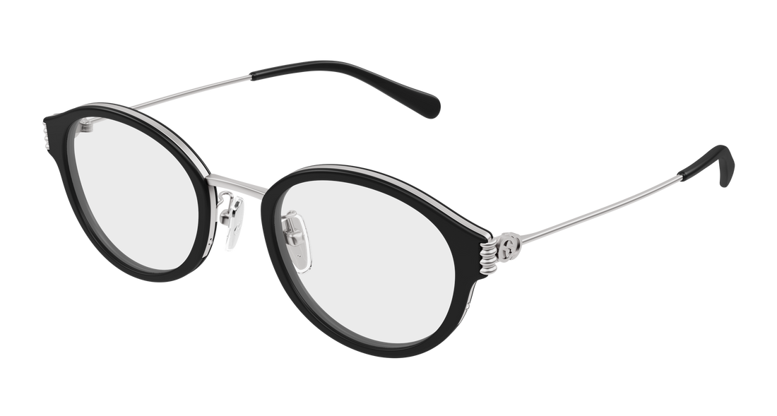 Prescription glasses gucci gg1999oj 004 negro round/oval/panthos femenino size 49mm - Main view