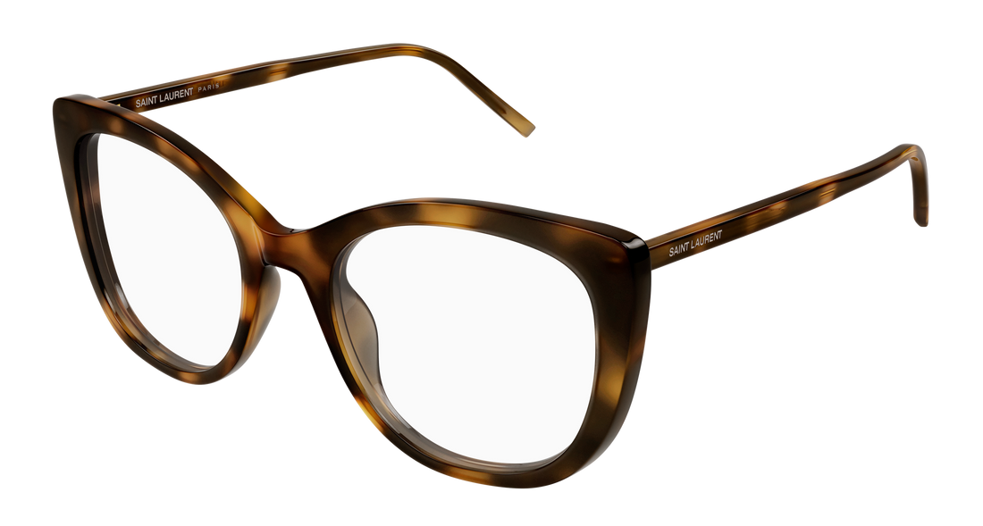 Occhiali da vista saint laurent sl 778 003 havana cat eye femenino taglia 55mm - Vista principale