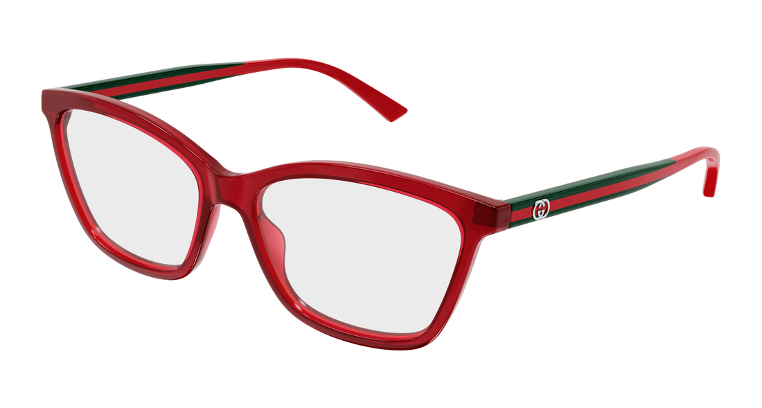 Occhiali da vista gucci gg1989o 004 burdeos cat eye femenino taglia 56mm - Vista principale