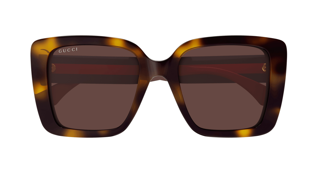 Sunglasses gucci gg1861s 002 havana square femenino size 53mm - Detailed view