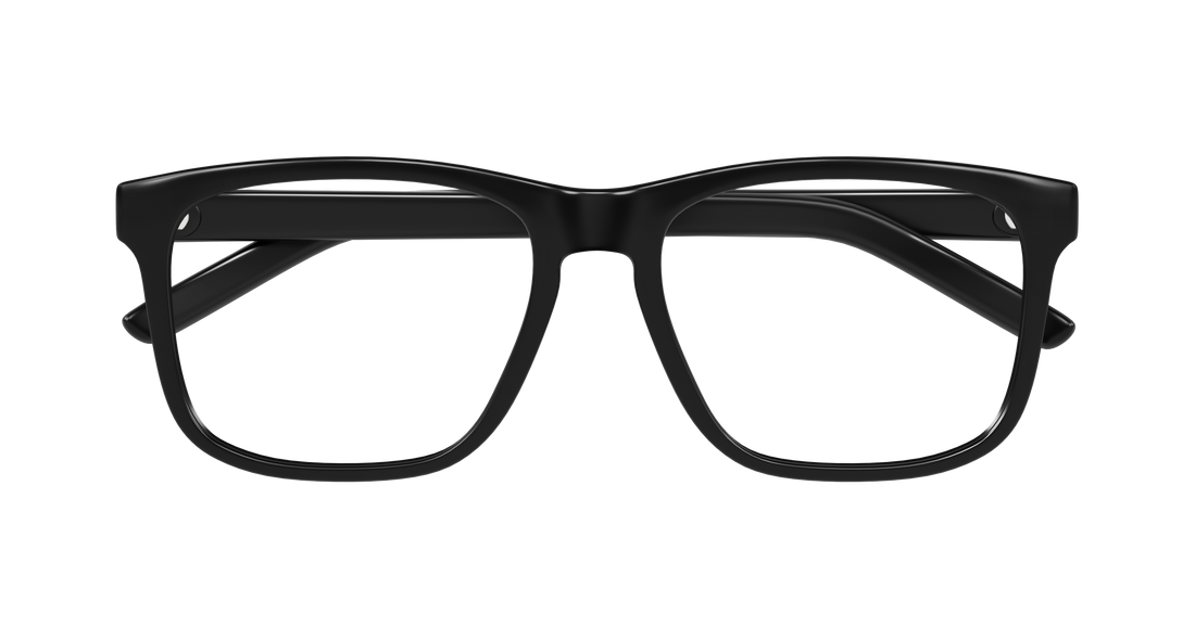 Gafas graduadas puma pu0517o 001 negro rectangular / squared masculino talla 55mm - Vista de detalle