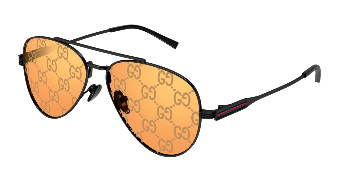 Sunglasses gucci gg1874s 005 negro pilot masculino size 57mm - Main view