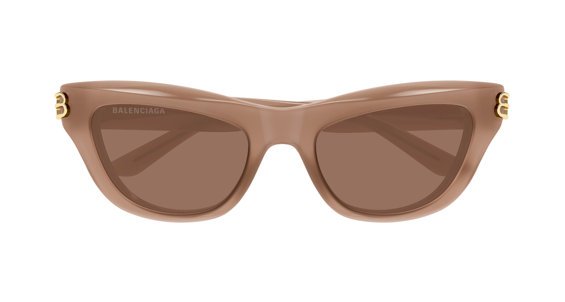 Occhiali da sole balenciaga bb0430s 004 marron cat eye femenino taglia 54mm - Vista dettagliata