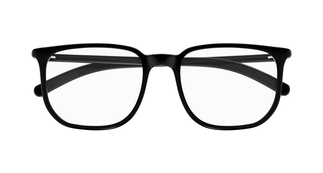 Brillen montblanc mb0388o 001 negro square masculino größe 54mm - Detailansicht