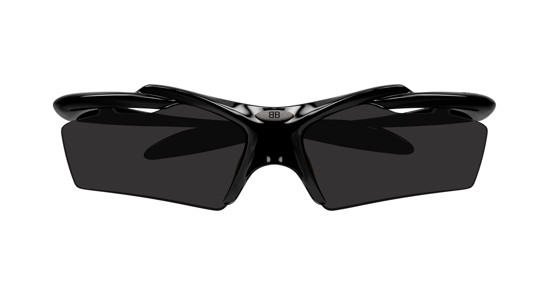 Lunettes de soleil balenciaga bb0420s 001 negro geometric unisex taille 74mm - Vue détaillée