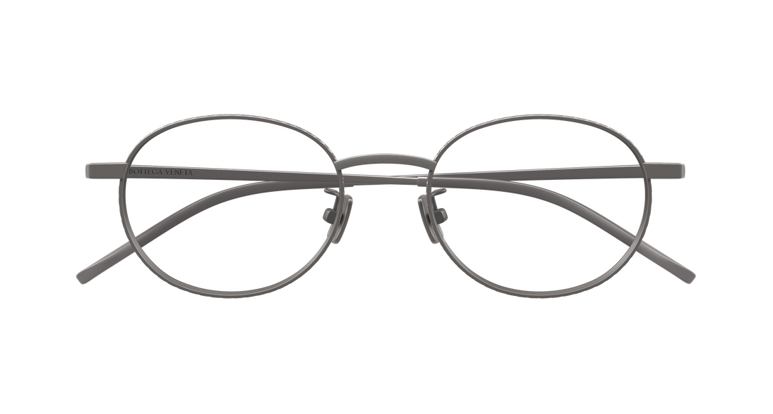 Gafas graduadas bottega veneta bv1426oa 003 plateado round/oval/panthos unisex talla 50mm - Vista de detalle