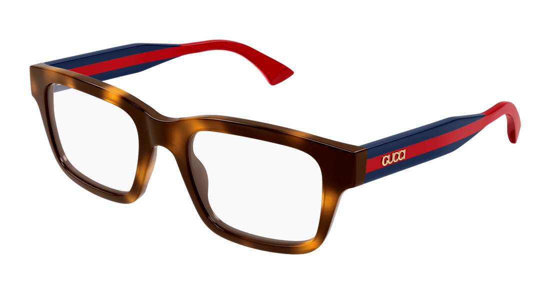 Brillen gucci gg1865o 005 havana square unisex größe 52mm - Hauptansicht