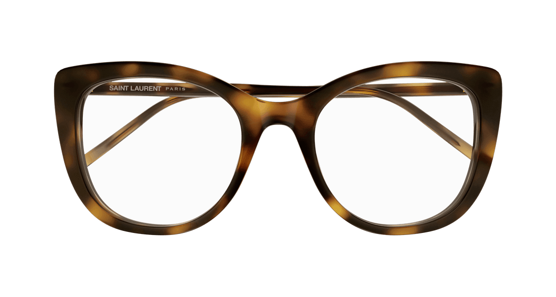 Occhiali da vista saint laurent sl 778 003 havana cat eye femenino taglia 55mm - Vista dettagliata