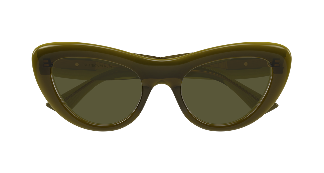 Sonnenbrillen bottega veneta bv1282s 005 verde cat eye femenino größe 53mm - Detailansicht