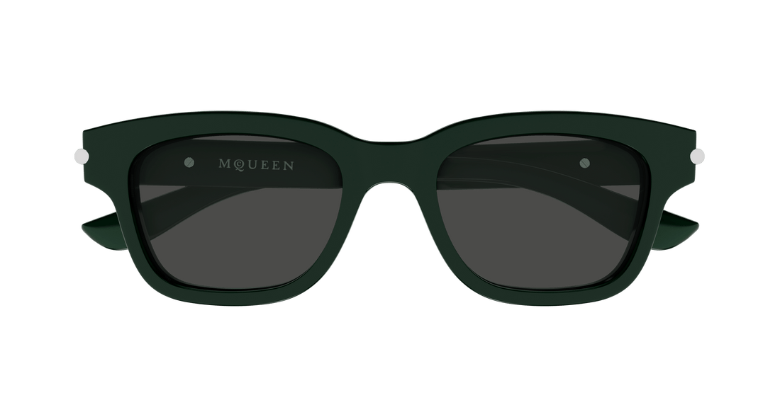Gafas de sol alexander mcqueen am0497s 004 verde square unisex talla 51mm - Vista de detalle