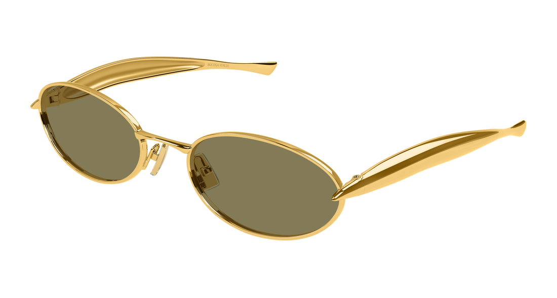 Sonnenbrillen bottega veneta bv1386s 006 dorado round/oval/panthos unisex größe 57mm - Hauptansicht