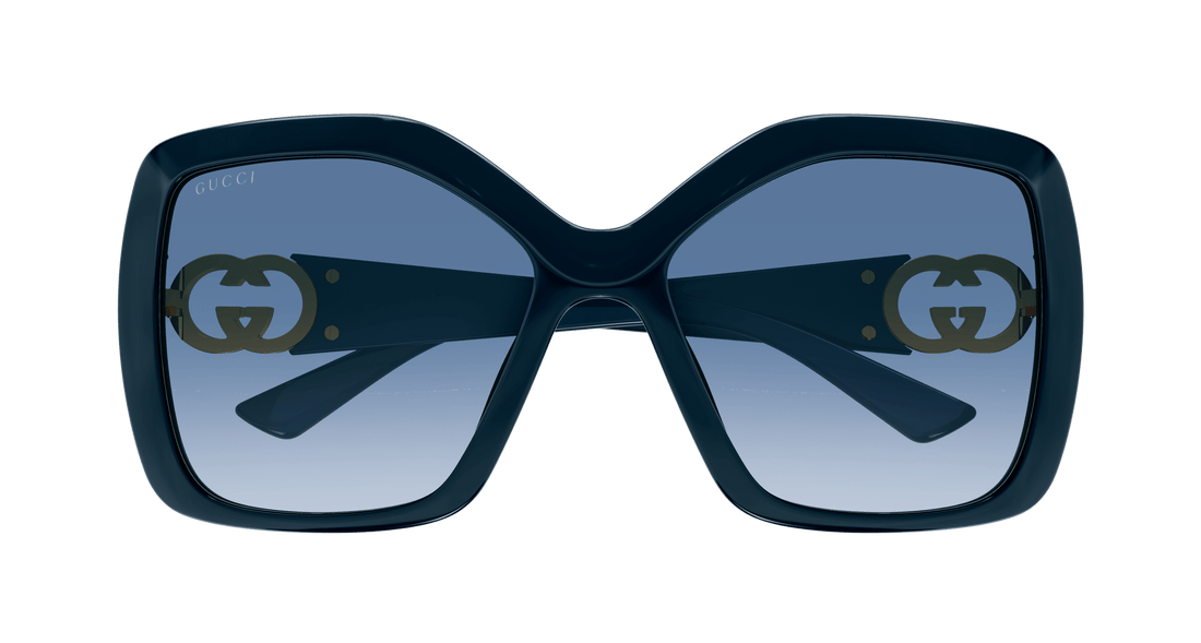 Sonnenbrillen gucci gg2015s 007 azul rectangular / squared femenino größe 59mm - Detailansicht