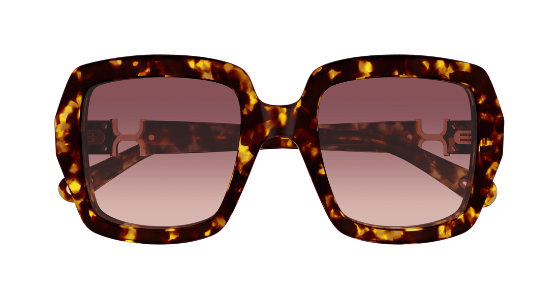 Gafas de sol chloé ch0301s 002 havana square femenino talla 52mm - Vista de detalle