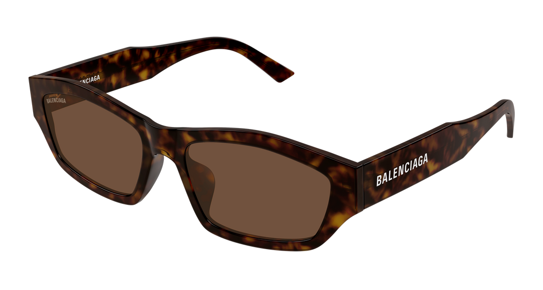 Sunglasses balenciaga bb0448sk 002 havana geometric unisex size 57mm - Main view