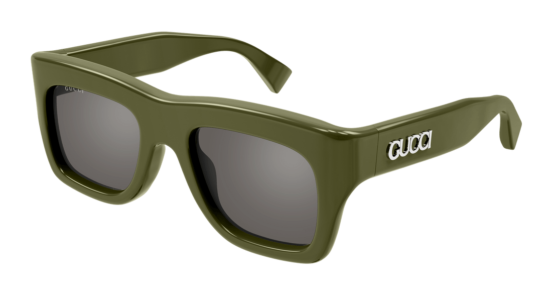 Sunglasses gucci gg1811s 004 verde square masculino size 52mm - Main view