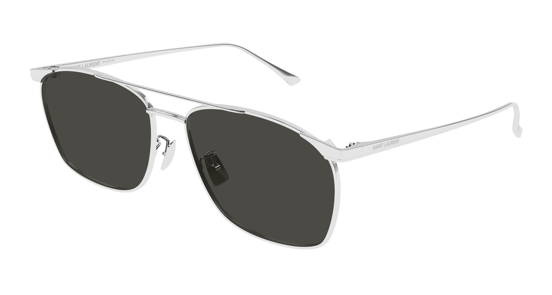 Occhiali da sole saint laurent sl 796 vincent 002 plateado pilot masculino taglia 57mm - Vista principale