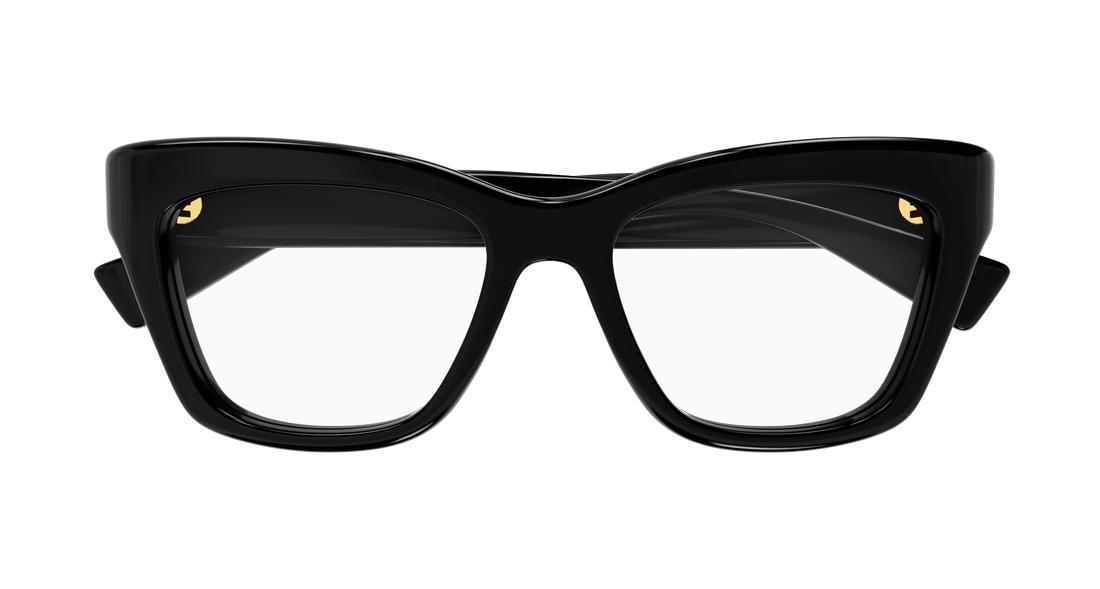 Óculos graduados gucci gg1810o 001 negro cat eye femenino tamanho 51mm - Vista de detalhe
