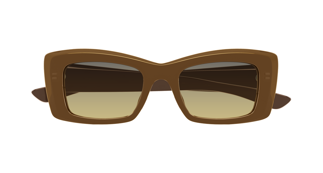 Sunglasses alexander mcqueen am0526s 003 marron rectangular / squared femenino size 50mm - Detailed view