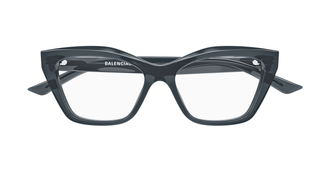Dioptrijske naočale balenciaga bb0342o 018 gris cat eye femenino veličina 55mm - Detaljni prikaz