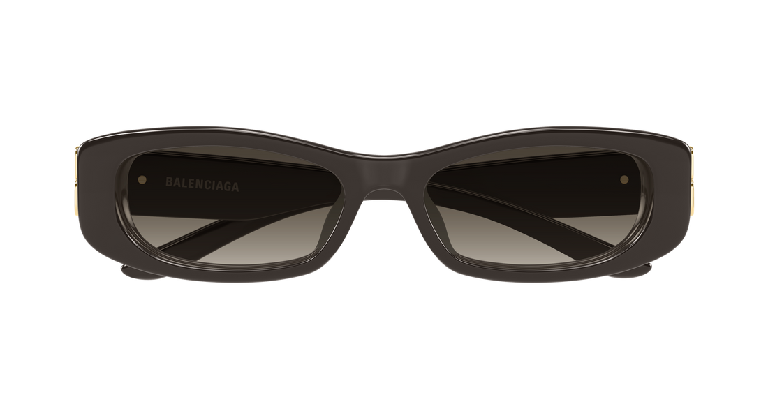 Gafas de sol balenciaga bb0505s 004 marron rectangular / squared femenino talla 57mm - Vista de detalle