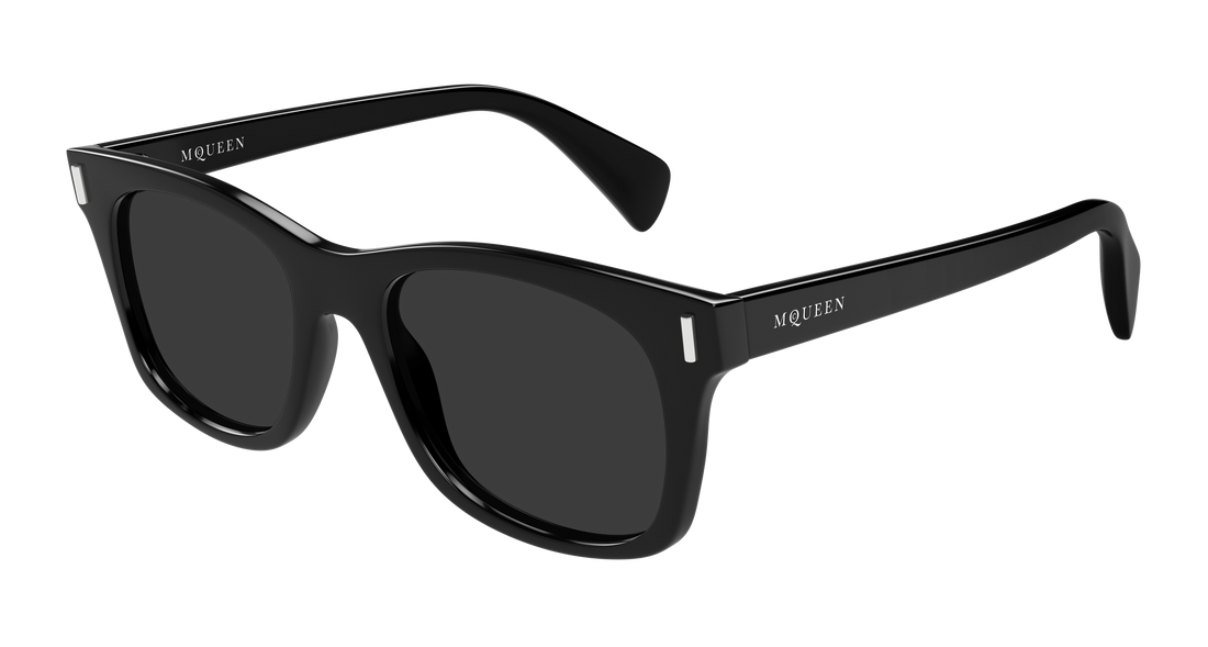 Sunglasses alexander mcqueen am0551s 001 negro rectangular / squared masculino size 52mm - Main view