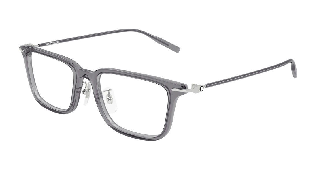 Occhiali da vista montblanc mb0489oa 004 gris rectangular / squared masculino taglia 54mm - Vista principale